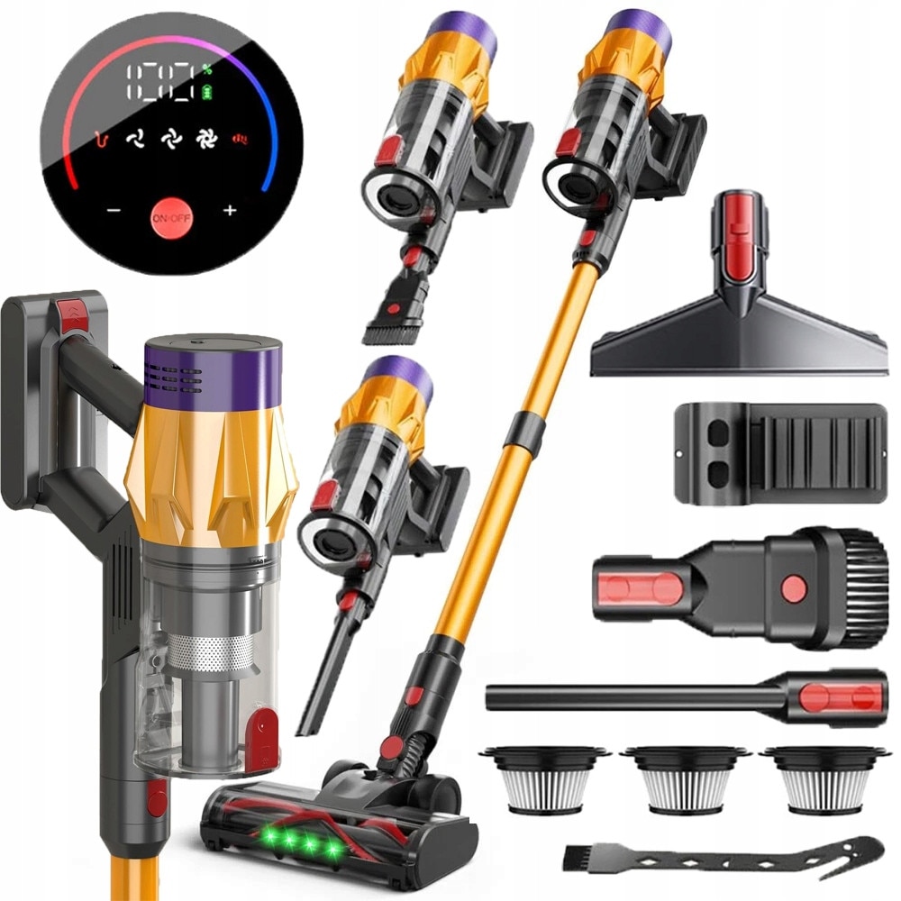 Aspirator vertical fara fir BEDEE 4 in 1 400W, fara sac, pentru uz casnic