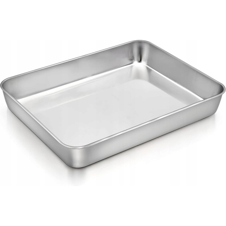 Tava de copt, rectangulara, 24x18x5cm, adanca, pentru lasagna