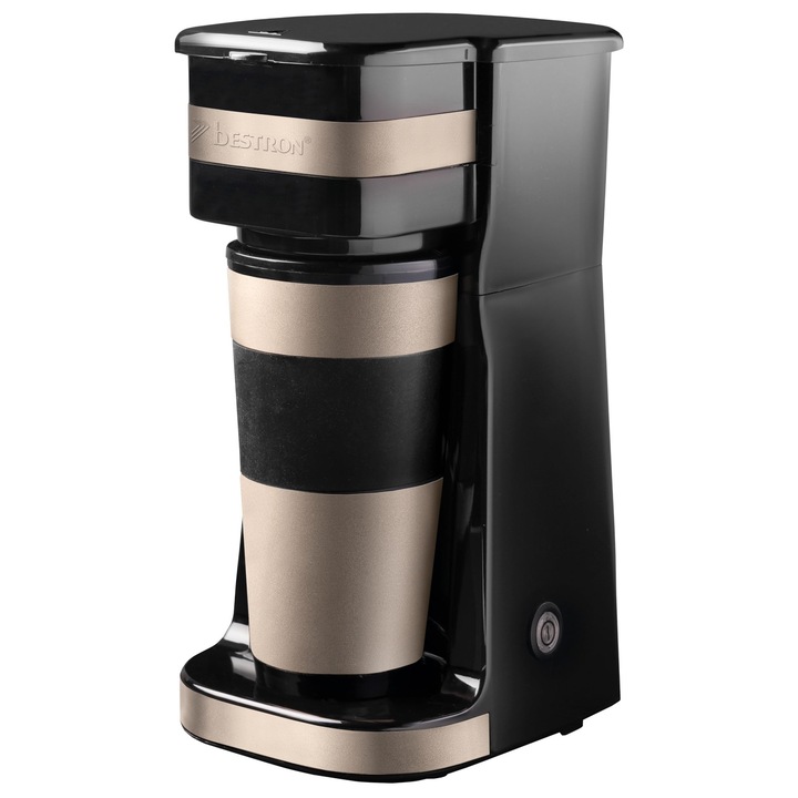 Cafetiere Bestron, 750W, 2 cuburi, inox, jasny bez