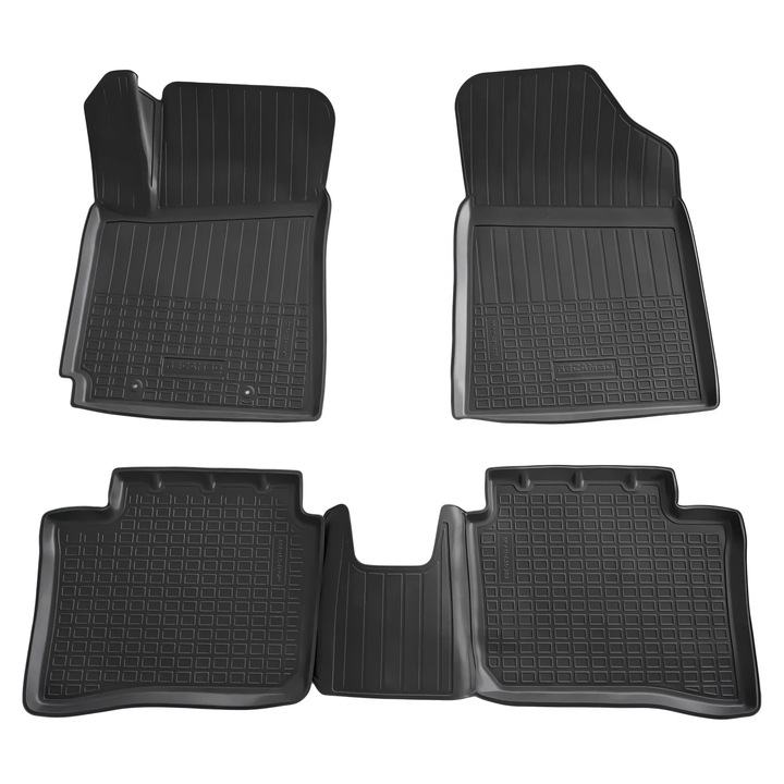 Set de 4 covorase cauciuc 3D stil tavita premium pentru Hyundai i10 III, 3 din 2019