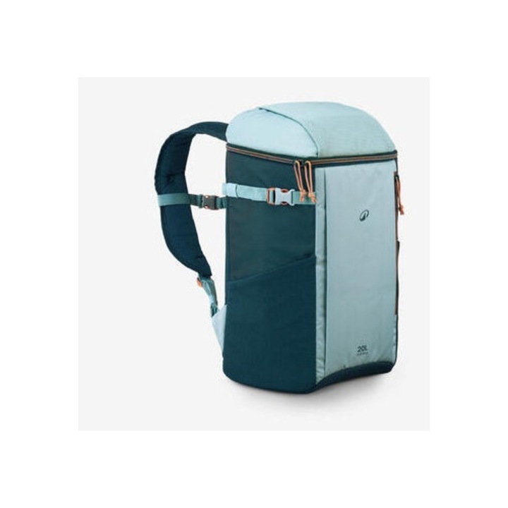 Rucsac frigorific, Quechua 20 l, 29x19x42 cm, pentru 2-4 persoane, cu buzunar exterior