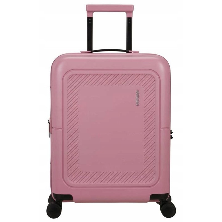 Troler American Tourister DashPop 55 EXP, roz, 41/47l, 4 roti, extensibil