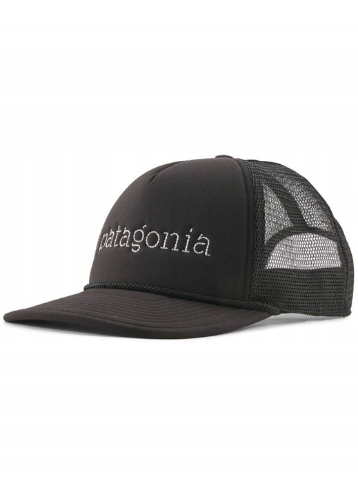 Caciula trucker Patagonia Broadcaster, ecologica, nylon reciclat, neagra