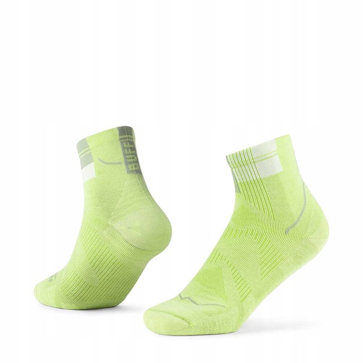 Sosete sport barbati Buff CoolNet Quarter, lime, L