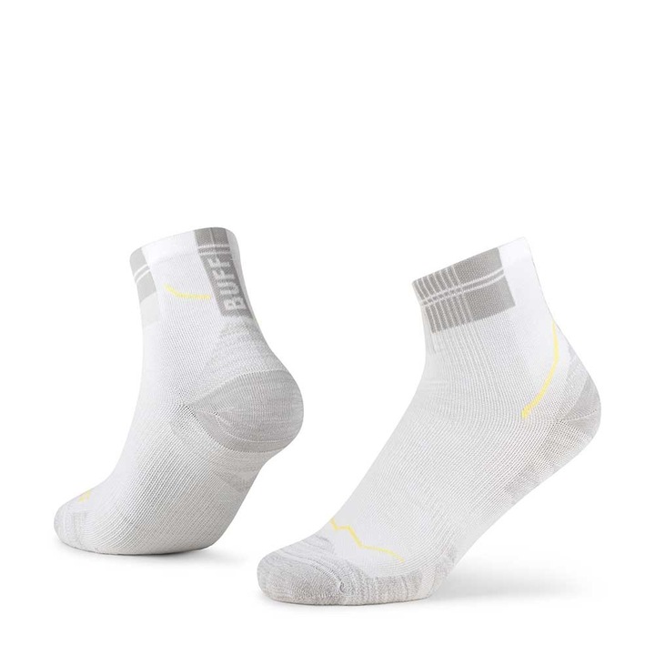 Sosete sport barbati, Buff, Skarpety CoolNet, alb, XL