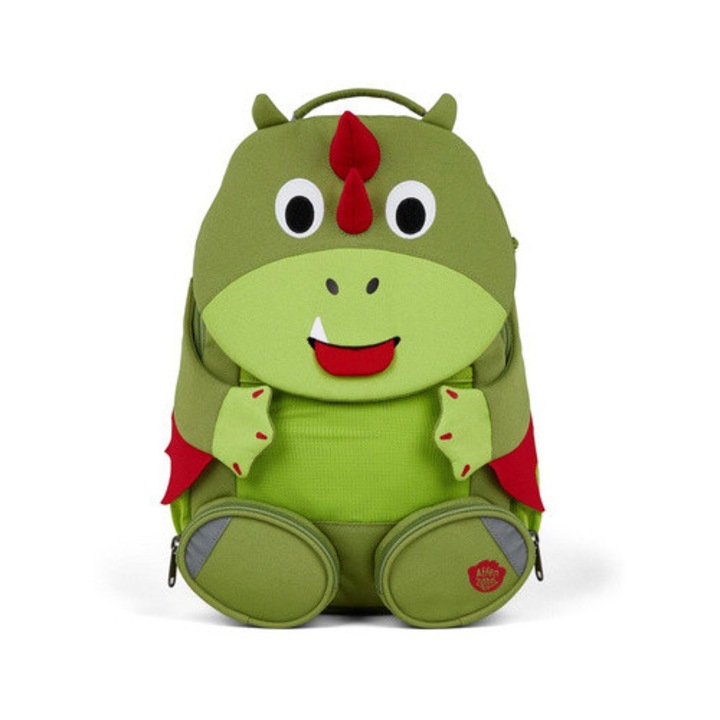 Ghiozdan pentru copii Affenzahn Large Friend, design animal, 8 l, material reciclat, 90x30x20cm