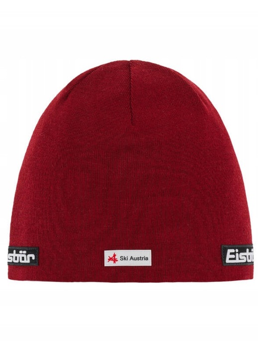 Caciula de iarna Eisbar Kiwano OS MU RL SKA, rosie inchisa, unisex, din lana merino si poliester reciclat