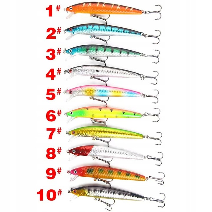 Set 10 momeli artificiale, diverse modele, cu hacute, cutie de depozitare