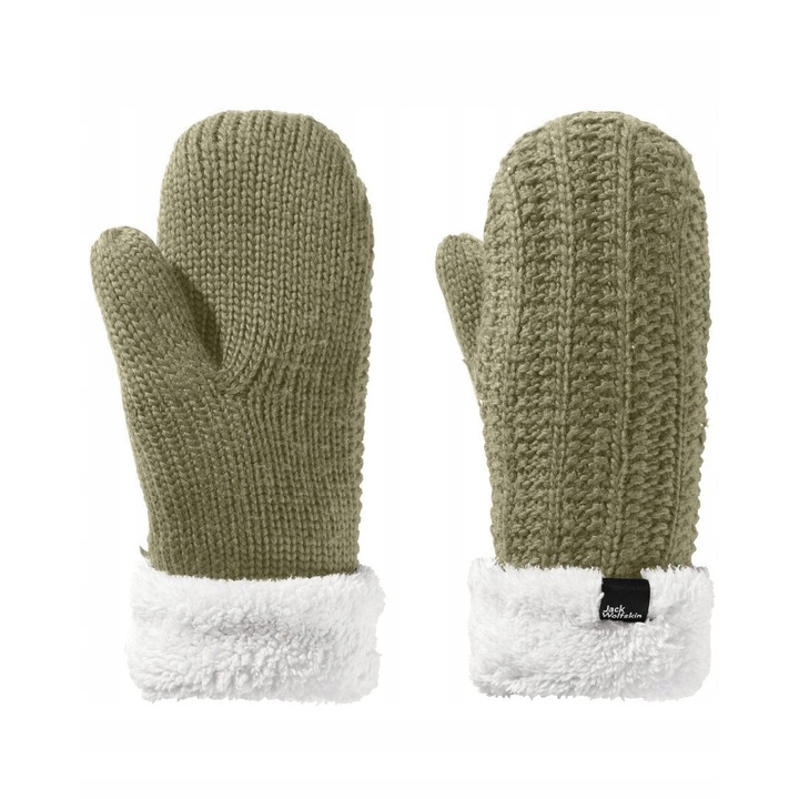 Jack Wolfskin Highloft Knit Mitten sportkesztyű, poliészter, polár bélés, két méret, szín: multicolor