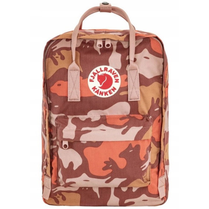 Plecak urban Fjallraven Kanken Graphics Laptop 15, grafica limitata, compartiment laptop 15", 36x26x3cm, multicolor, cu saltea de sezut inclusa