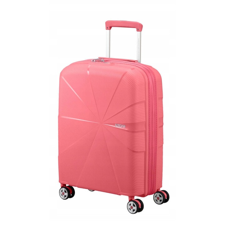 Куфар American Tourister StarVibe, 37/41 л, 55x30x20/23см, корал