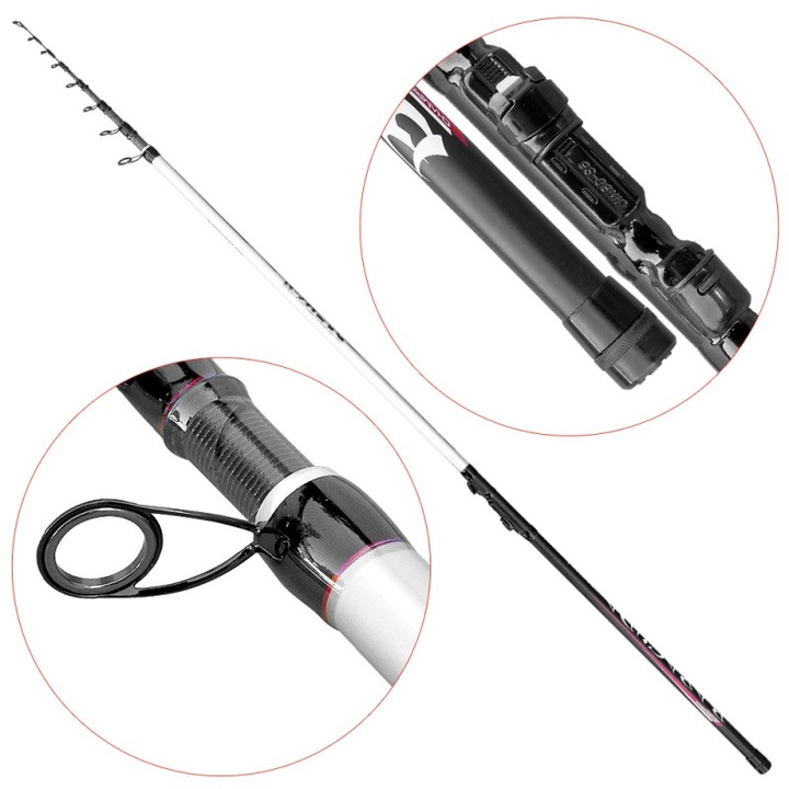 Lanseta fibra de carbon Baracuda Daemon 4005