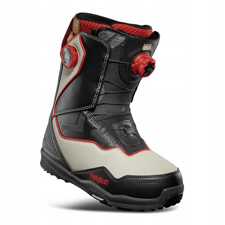 Buty snowboardowe Thirtytwo Tm-2 Double Boa, negru, 11,5/45, sistem Dual BOA(R) Fit, amortizare Energy Foam