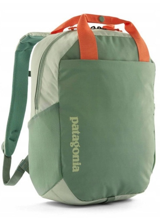 Градска раница Patagonia Atom Tote Pack, 20L, за лаптоп 13", зелен лишей