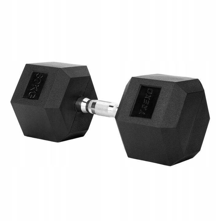 Gantera HEX 30kg, SPORT BLAST, otel, dimensiuni 19,5x39,5cm, set
