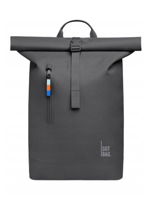 Rucsac urban Rolltop Lite 2.0, GOT BAG, 26L, impermeabil, 42x32x15cm, gri