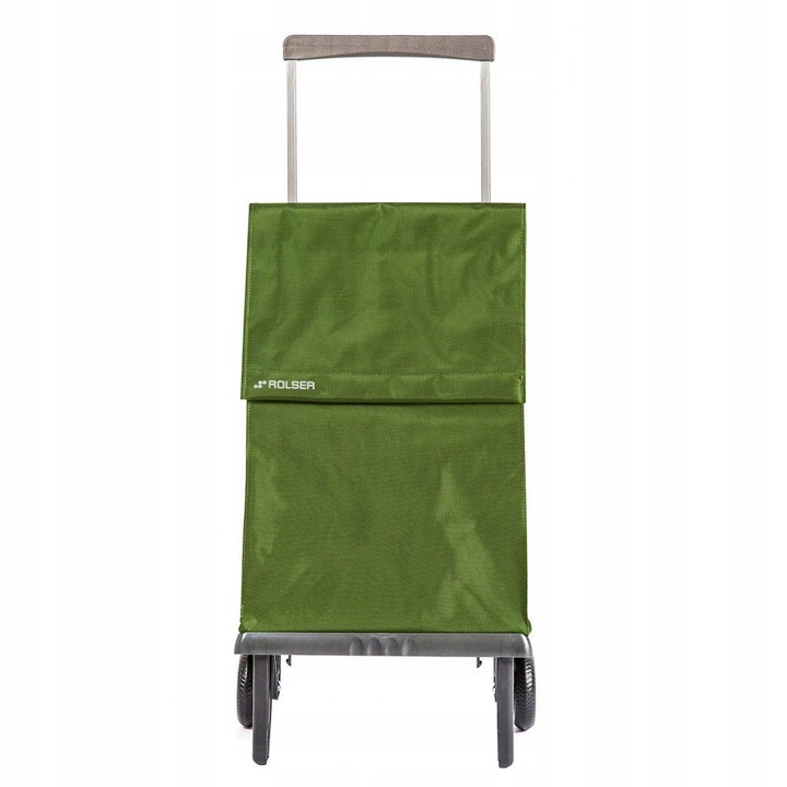 Carucior pentru cumparaturi Rolser PLEGAMATIC MF, khaki, 2 in 1, dimensiuni 97x42x27cm, pliabil