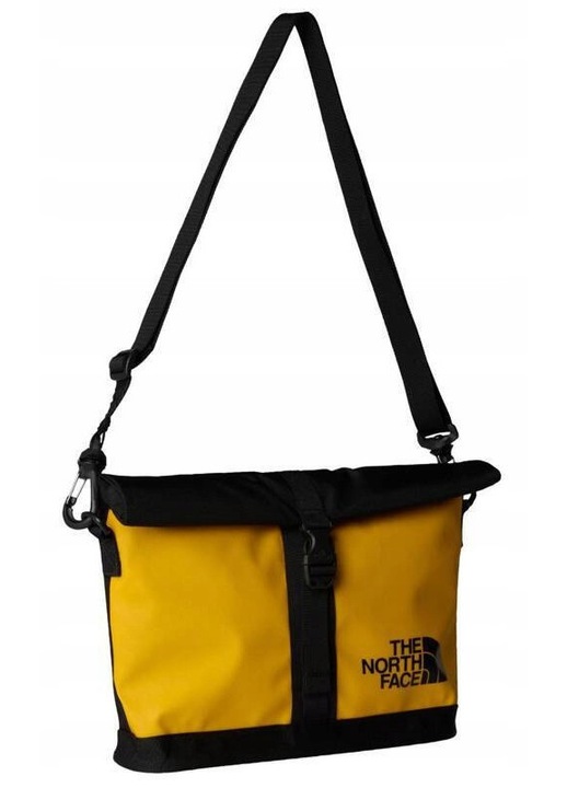 The North Face Base Camp Shoulder Bag városi táska, arany/fekete, strapabíró anyag, kompakt méretek