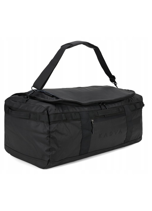 KADVA Alltaker 60l hátizsák, fekete, 37x27x10cm, hibrid táska-hátizsák, 4 fogantyú