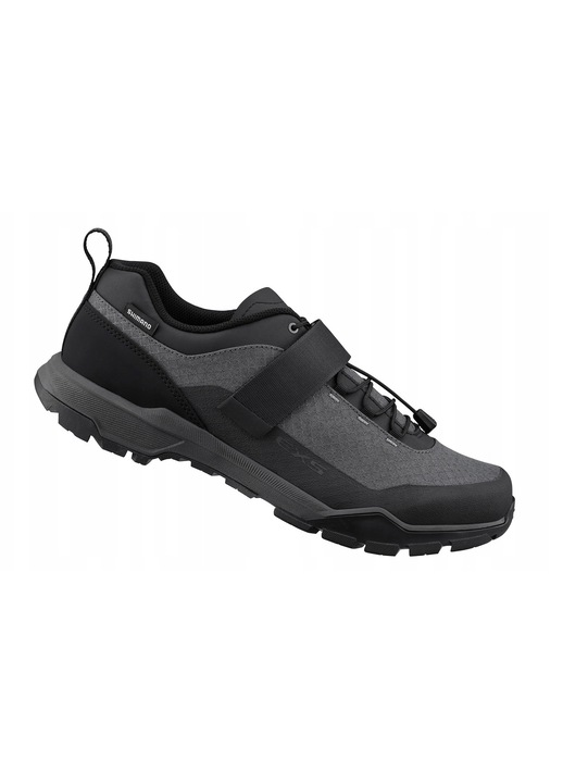 Мъжки спортни обувки, Shimano EX500, за трекинг, черни, мрежа и синтетична кожа, със SPD захващане