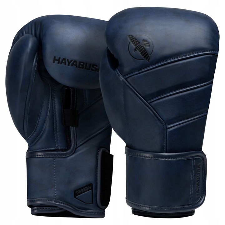 Hayabusa T3 LX boxkesztyű, 14 oz, indigó, csuklótámasz, dupla állítás