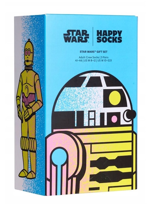 Set cadou sosete Happy Socks Star Wars, 3 perechi, multicolor