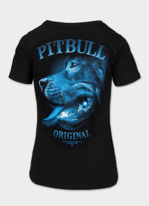 Дамска тениска PITBULL, Midnight, черна, памук, XS INTL