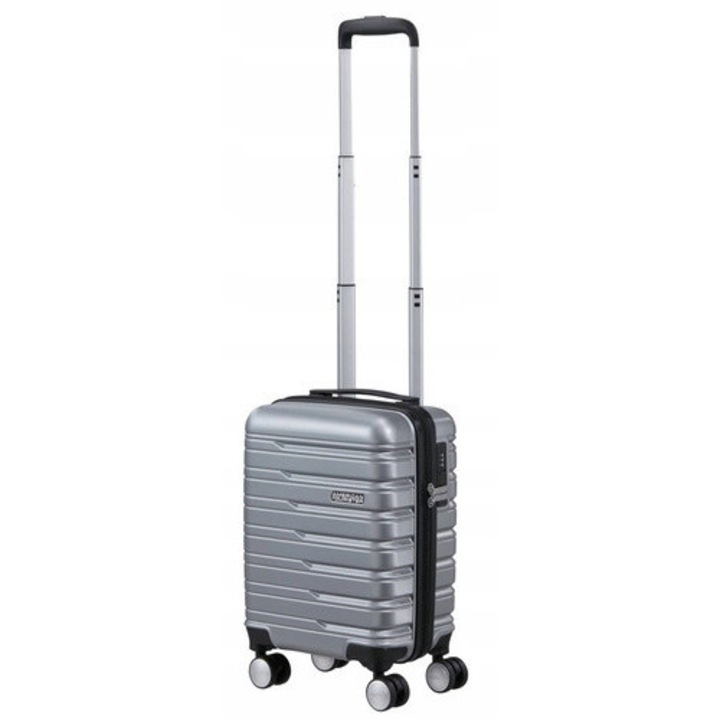 Куфар American Tourister Flashline Underseater, 45x30x20см, здрав, лек, сребристосив