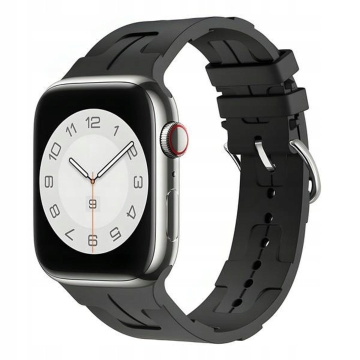 Pasek pentru Apple Watch Beline Silicone Ultra, 42/44/45/49mm, negru, 21.6cm