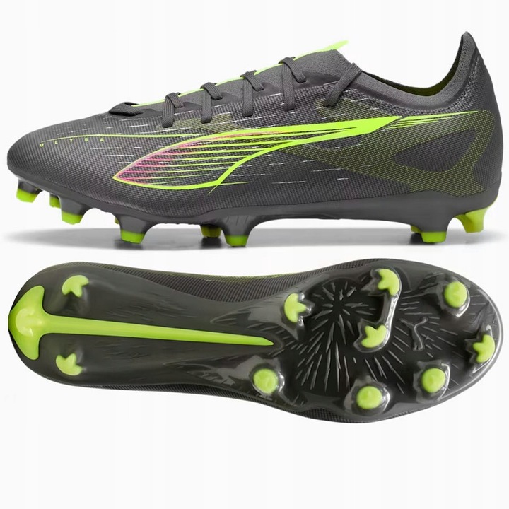 Ghete de fotbal barbati PUMA Ultra 5 Match, galben\gri
