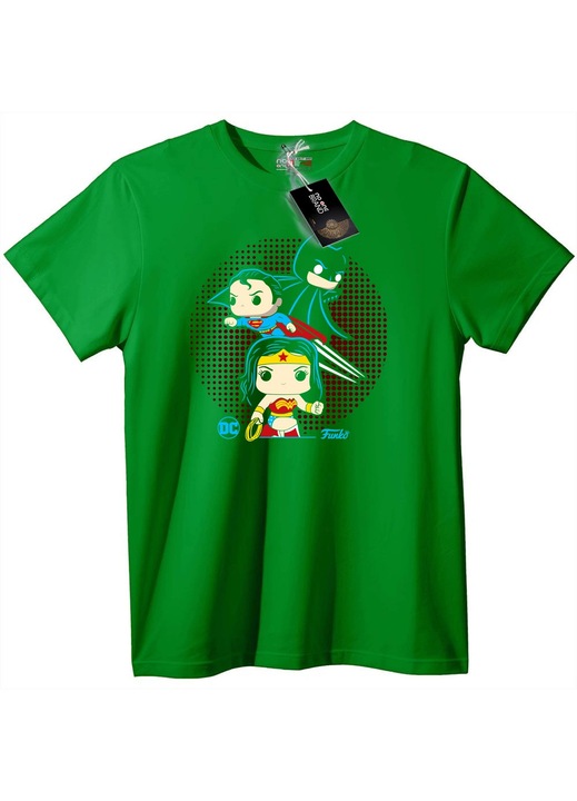 Chibi DC szuperhős póló, Zöld