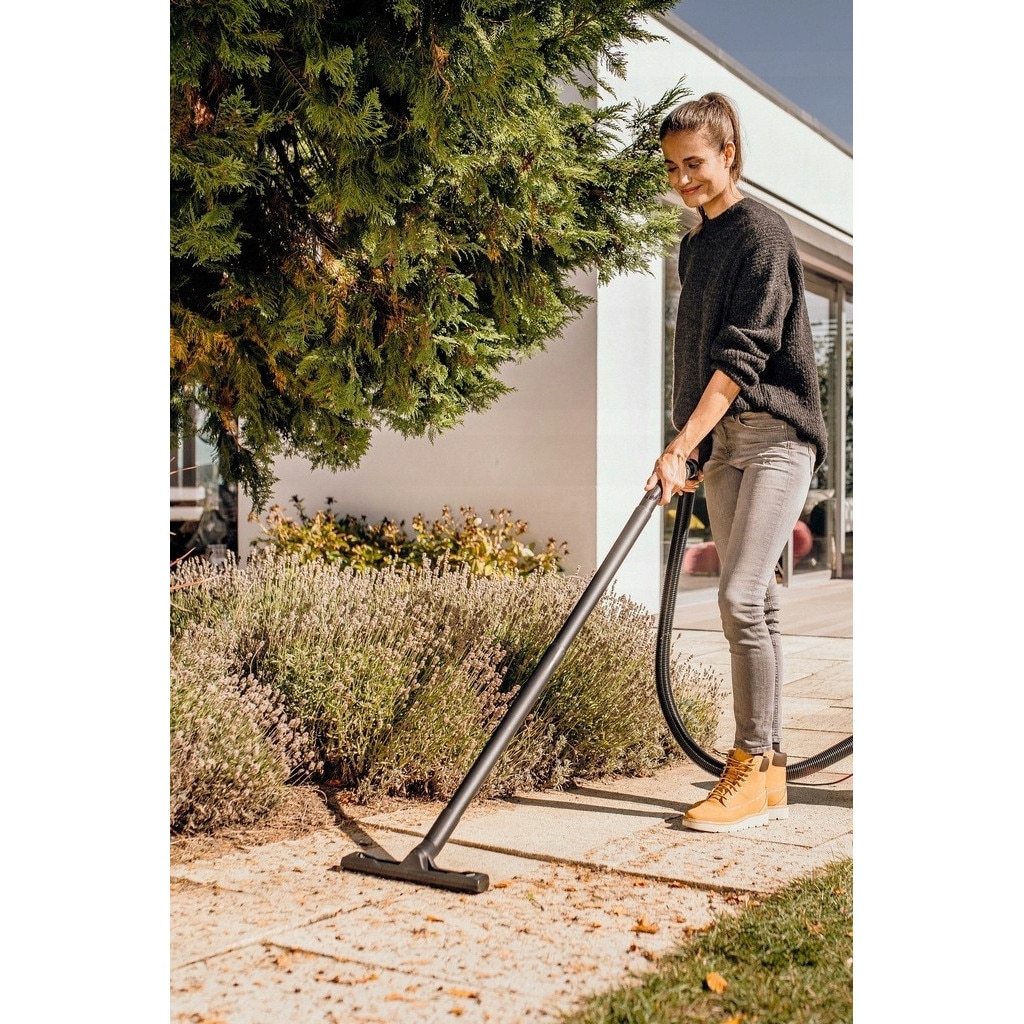 Aspirator Karcher WD3 1000W 17L uscat/umed, functie de suflare, galben, set complet