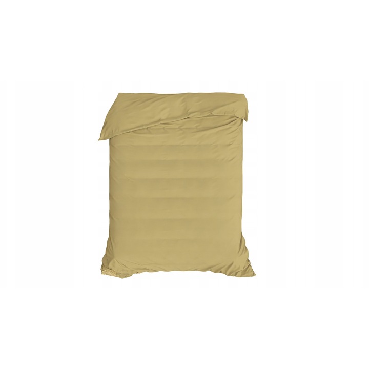 Karo paplanhuzat 200x220cm, pamut, bézs, párnák nélkül