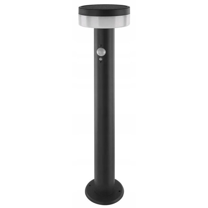 Lampa solara LED EMOS TERION 50 cm, antracit, max 200 lm, IP44, cu senzor de miscare