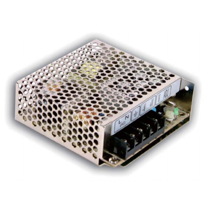 Захранване, Mean Well, 50W, 5V, 10A, 99x97x36mm
