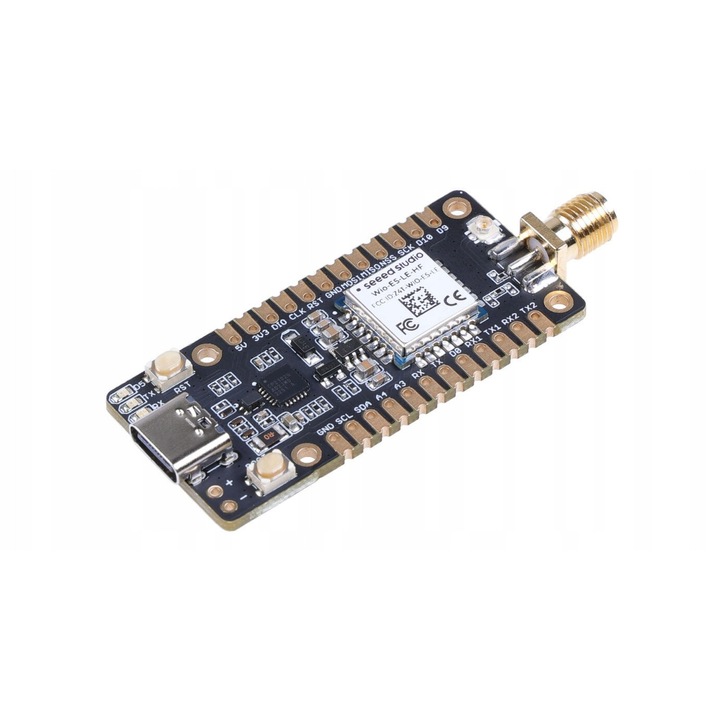 Мини платка за разработка Wio-E5-LE, SEEED STUDIO, STM32WLE5JC, LoRaWAN EU868/US915, UART, SPI, I2C, USB Type-C интерфейси, пълен комплект