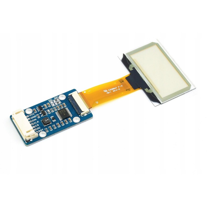 Модул OLED Прозрачен 1,51", 128x64px, I2C/SPI, WaveShare, 42x27mm