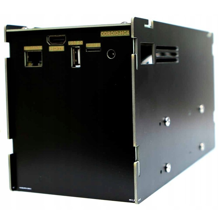 Комплект за трансформация HC4-P, кутия за мини компютър, 2 места за 3,5" SATA дискове, черен