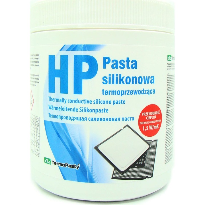 Pasta termoconductoare AG 1kg, alb, rezistenta termica -50~340°C, conductivitate termica 1.5 W/mK