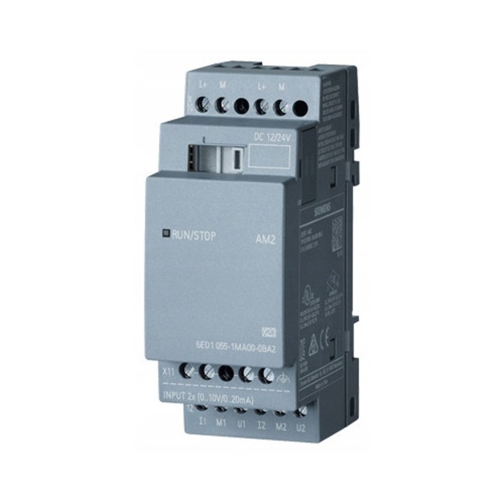 Modul 2 analóg kimenet 0-10V, 0/4-20, 35,5x90x58mm
