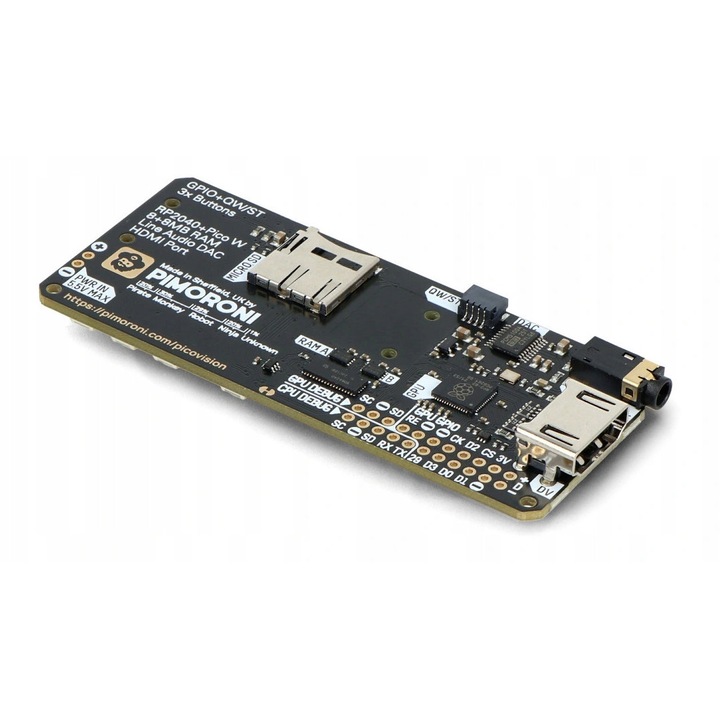 Видео модул PicoVision, Pimoroni, 2 x RP2040, HDMI, пълен комплект