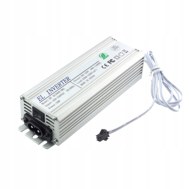 Инвертор EL Wire 210м, захранване 100-240V, пълен комплект