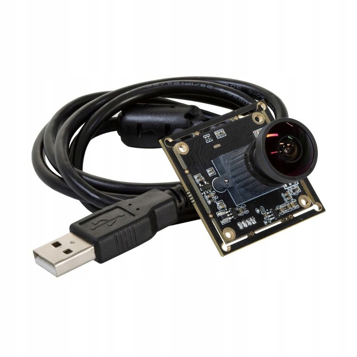 Уеб камера ArduCam Fisheye Low Light USB, 2MP, сензор IMX291, ъгъл на видимост 175, размери 38x38mm, комплект с USB кабел 1м