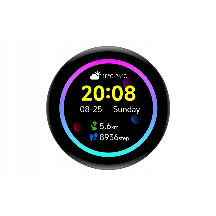 Платка за разработка WaveShare RP2350 с 1,43" AMOLED дисплей, 466x466px, тъчскрийн, пълен комплект