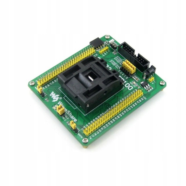 Модул за програмиране WaveShare STM32-QFP100, 20 пина JTAG/SWD, интерфейс USART1, 2,54 mm