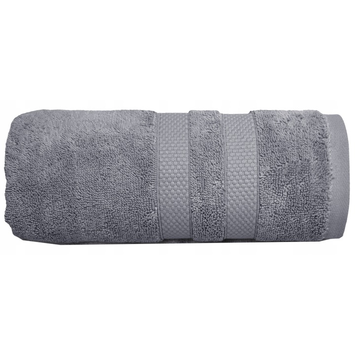 Prosop bumbac Greno, 70x130cm, antracit, 520g/m2, colectia GR-RIVER