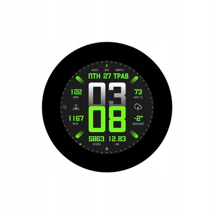 ESP32-S3 Модул за разработка, Waveshare, с 2.8" 480x480 LCD тъчскрийн, WiFi, Bluetooth