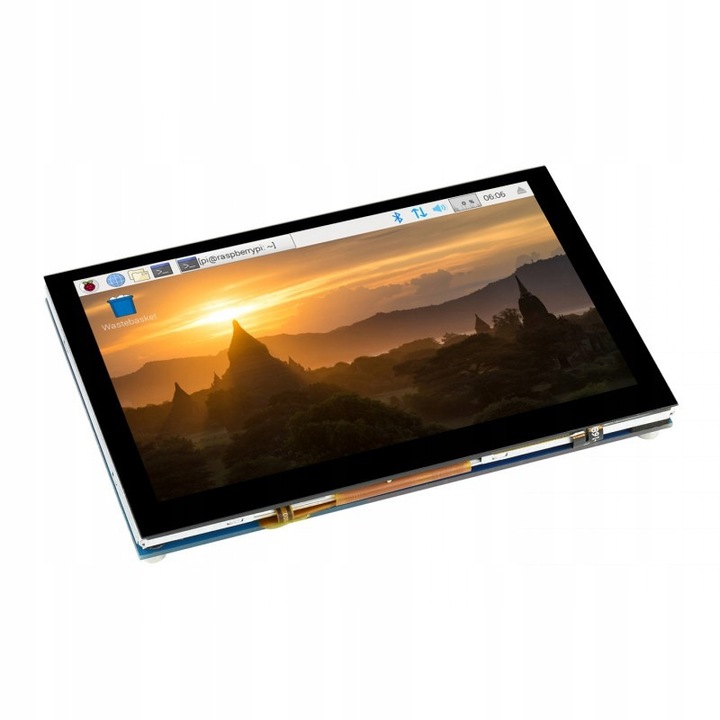 5" TFT LCD екран WaveShare, 800x480px, тъчскрийн, DSI, 96,85x58,44mm, пълен комплект