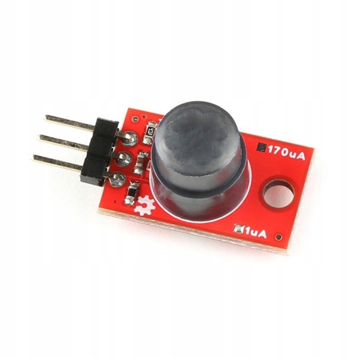 Модул PIR Breakout Sparkfun, детекция 5м, зона 90x90см, 10,4мм x 10,9мм