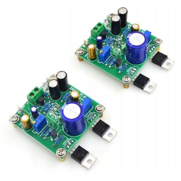 Аудио усилвател клас A 10W, 1 канал, 12-24V, комплект 2 броя, размери 50x50mm